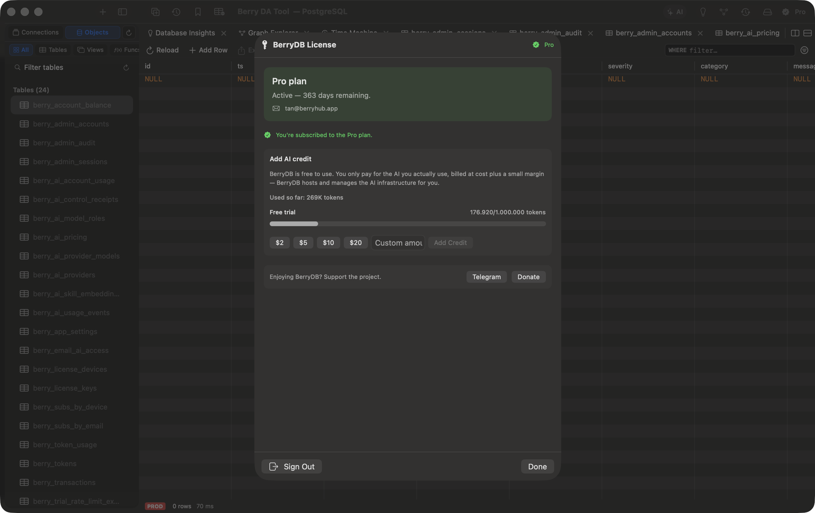 Query History and Audit Log